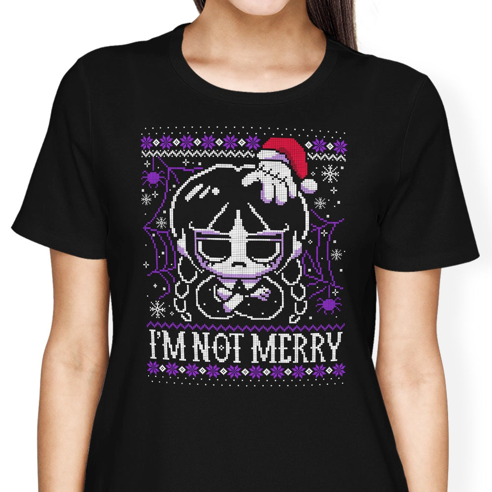 I'm Not Merry Women's Apparel - Adult & Kids T-Shirts, Sweatshirts & Hoodies apparel design preview 1