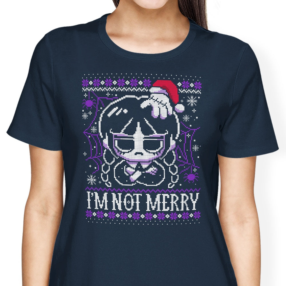 I'm Not Merry Women's Apparel - Adult & Kids T-Shirts, Sweatshirts & Hoodies apparel design preview 2