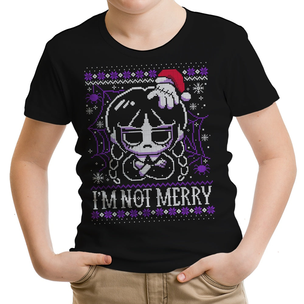 I'm Not Merry Youth Apparel - Adult & Kids T-Shirts, Sweatshirts & Hoodies apparel design preview 1