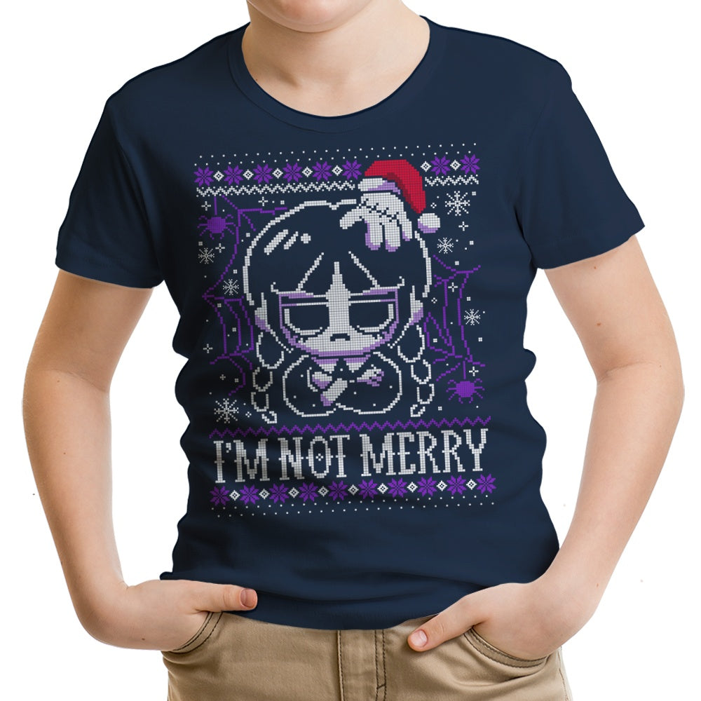 I'm Not Merry Youth Apparel - Adult & Kids T-Shirts, Sweatshirts & Hoodies apparel design preview 2