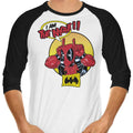 I'm the Night 3/4 Sleeve Raglan - Adult & Kids T-Shirts, Sweatshirts & Hoodies apparel design preview 1