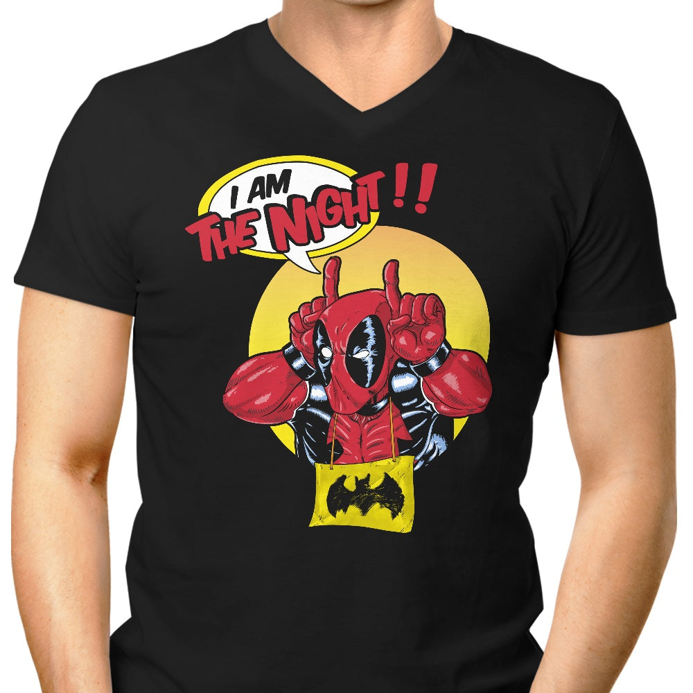 I'm the Night Men's V-Neck - Adult & Kids T-Shirts, Sweatshirts & Hoodies apparel design preview 1