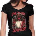 I'm Your Savior Women's V-Neck - Adult & Kids T-Shirts, Sweatshirts & Hoodies apparel design preview 1