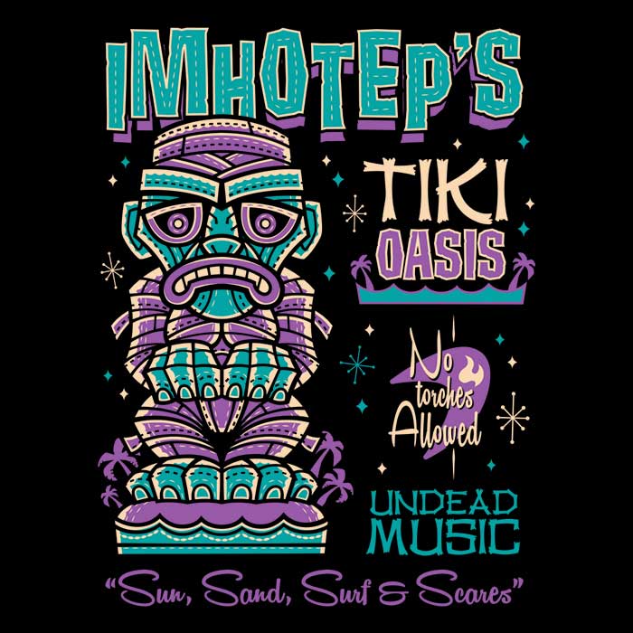 Imhotep Tiki Men's Apparel - Adult & Kids T-Shirts, Sweatshirts & Hoodies apparel design preview 2