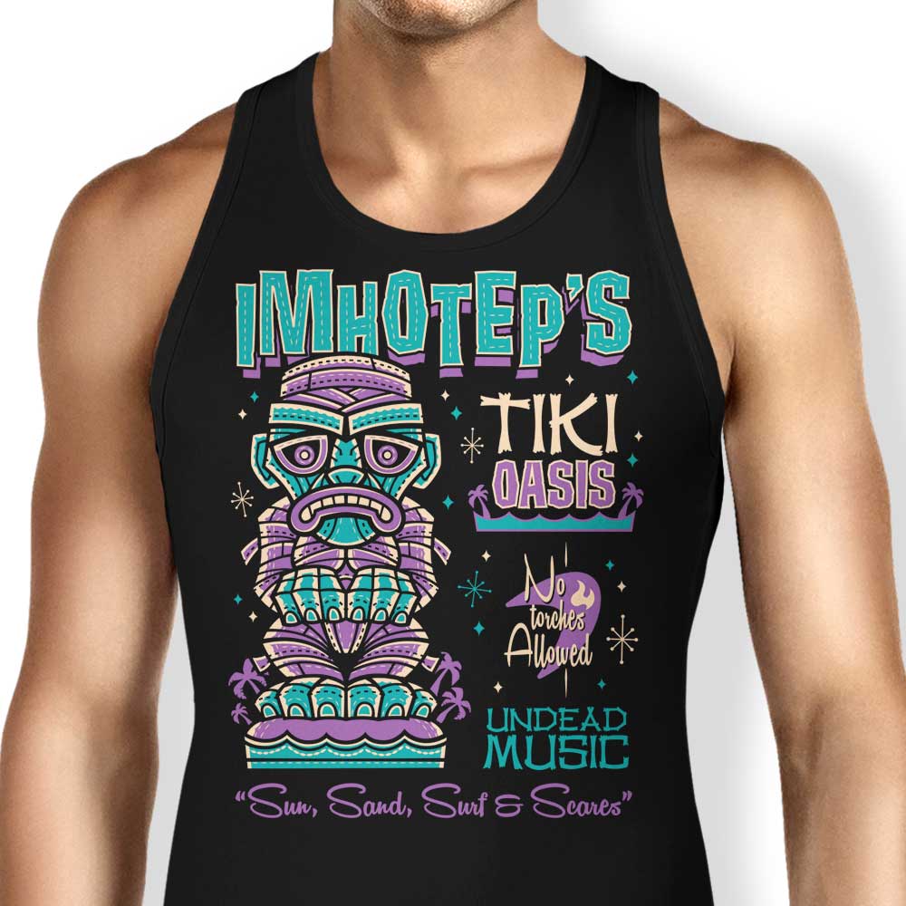 Imhotep Tiki Tank Top - Adult & Kids T-Shirts, Sweatshirts & Hoodies apparel design preview 1