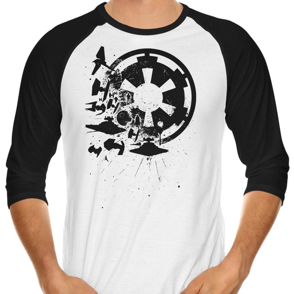 Imperial Revenge (Alt) 3/4 Sleeve Raglan - Adult & Kids T-Shirts, Sweatshirts & Hoodies apparel design preview 1