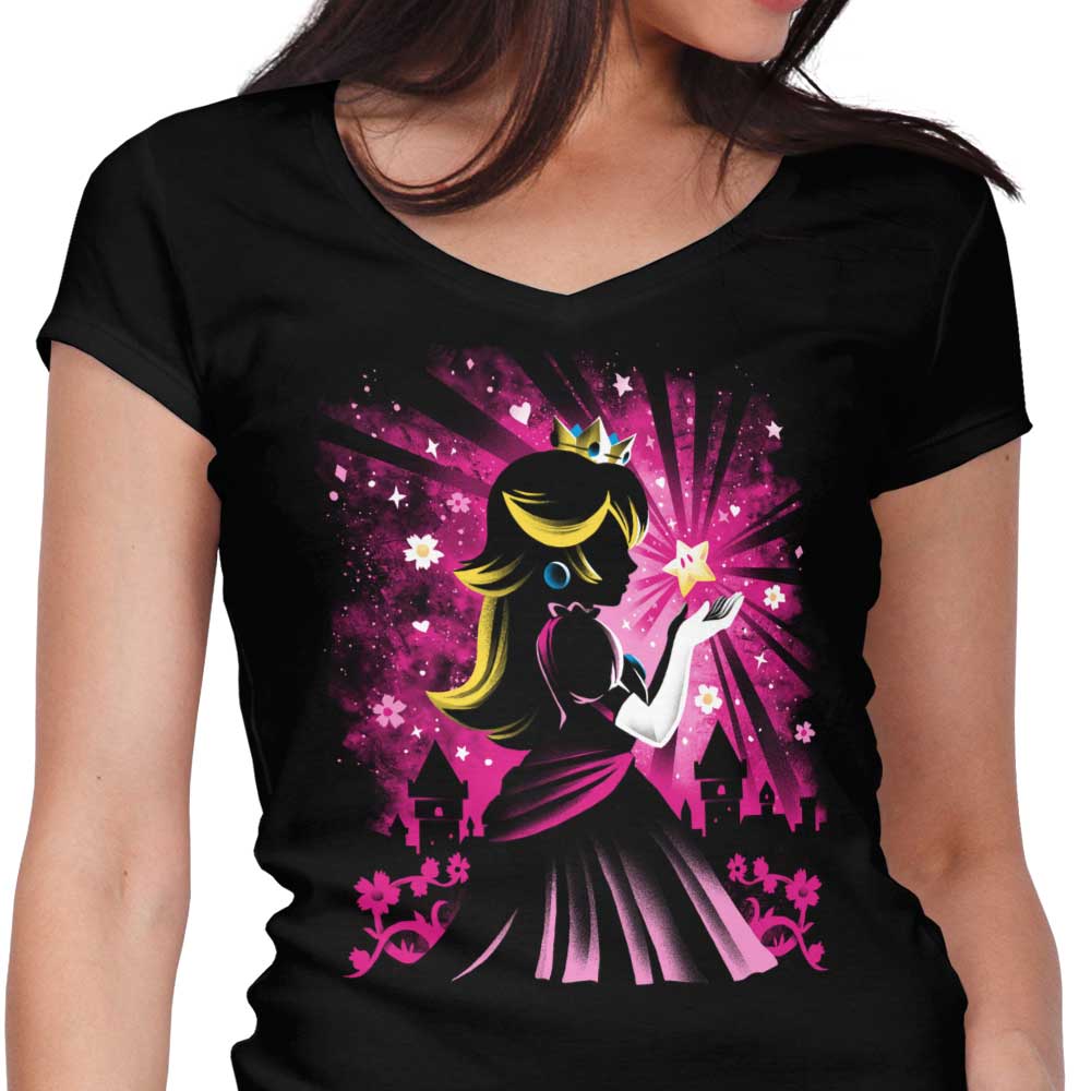 In Another Castle Women's V-Neck - Adult & Kids T-Shirts, Sweatshirts & Hoodies apparel design preview 1