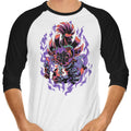 In the Hand of Madness 3/4 Sleeve Raglan - Adult & Kids T-Shirts, Sweatshirts & Hoodies apparel design preview 1