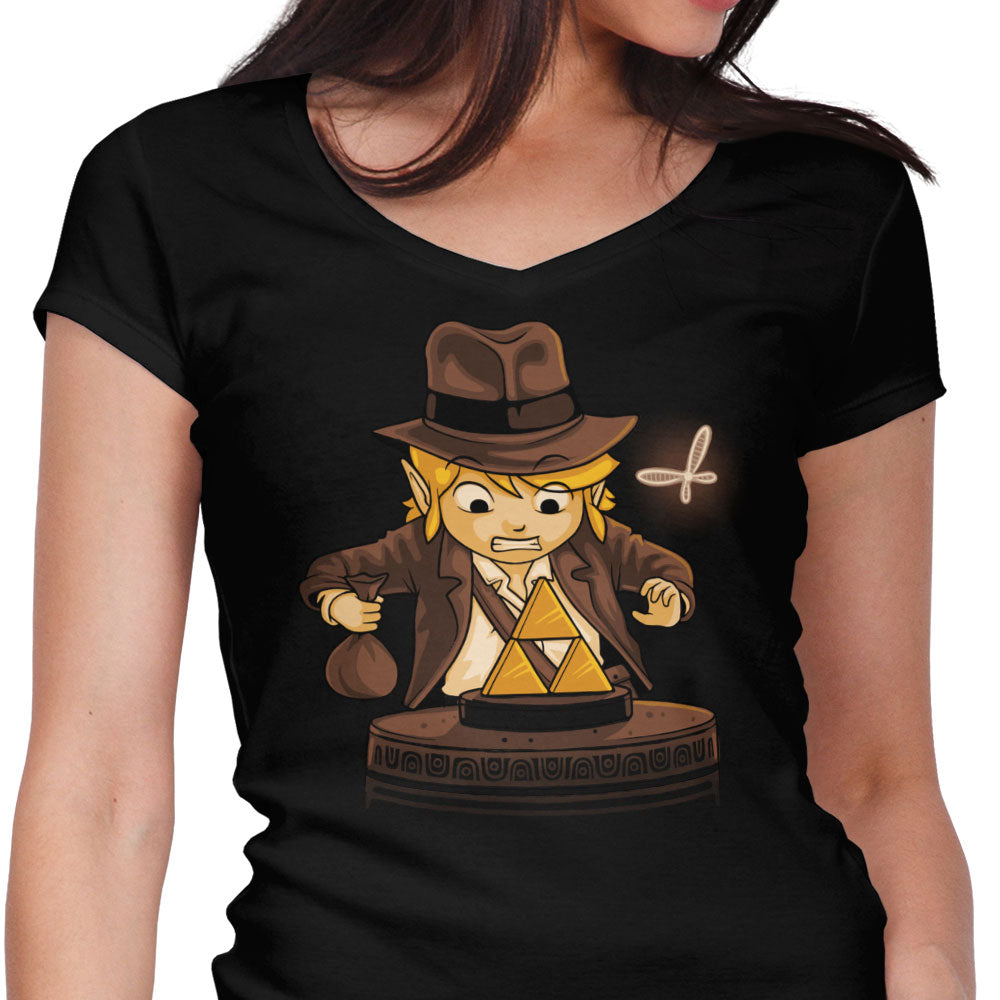 Indiana Link Women's V-Neck - Adult & Kids T-Shirts, Sweatshirts & Hoodies apparel design preview 1