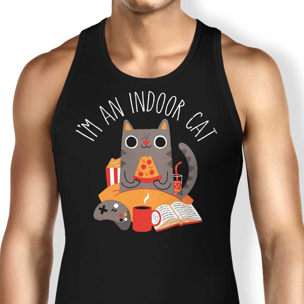 Indoor Cat Tank Top - Adult & Kids T-Shirts, Sweatshirts & Hoodies apparel design preview 1