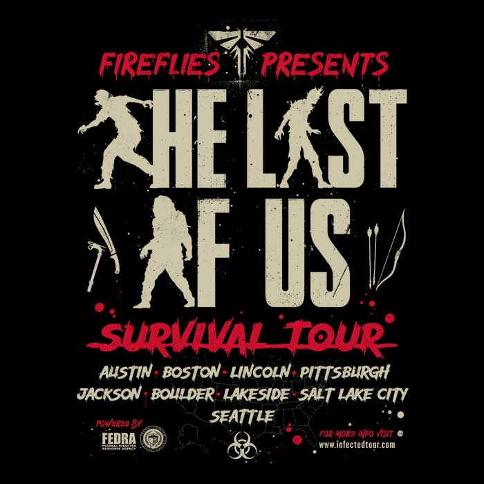 Infected Tour - Adult & Kids T-Shirts, Sweatshirts & Hoodies apparel design preview 2