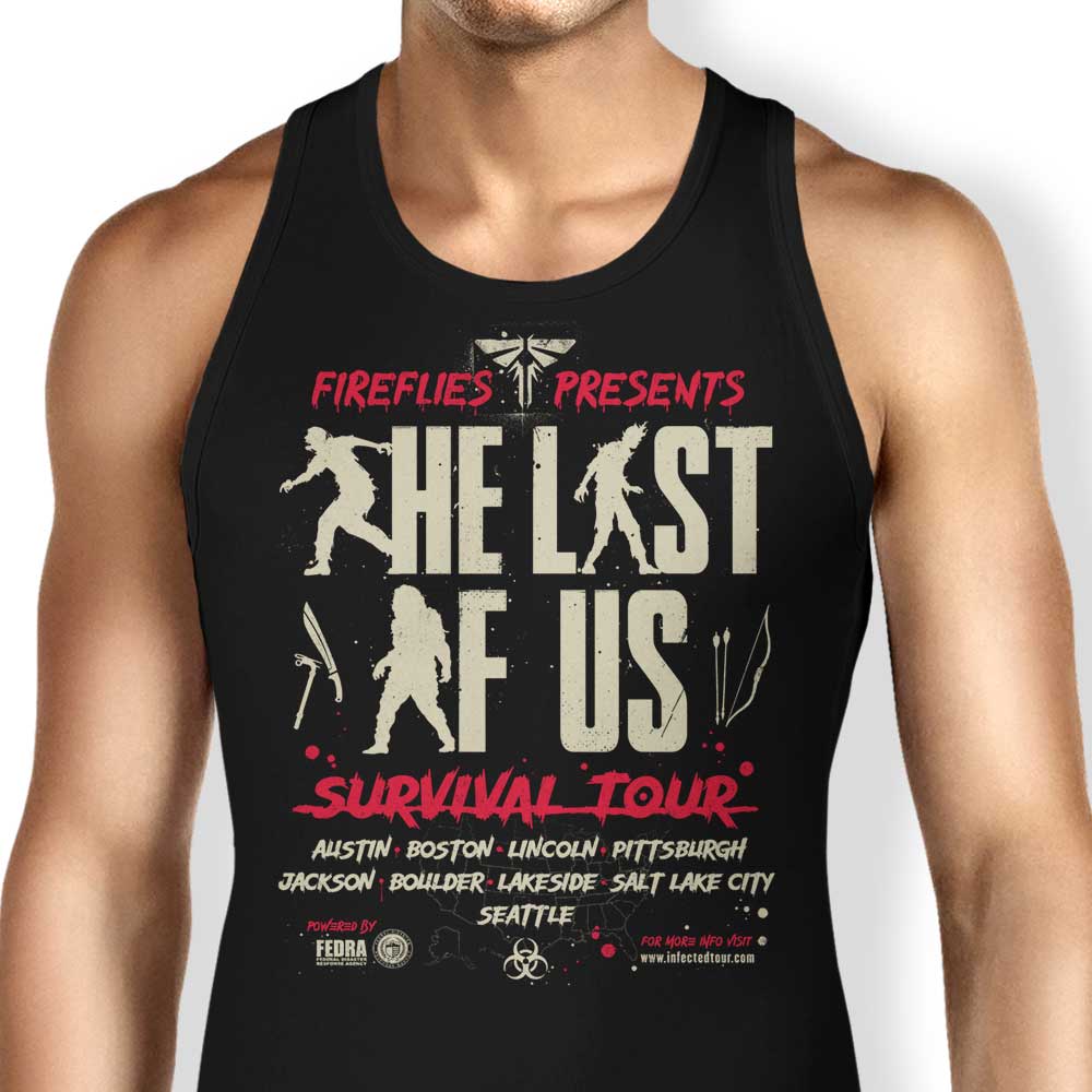 Infected Tour Tank Top - Adult & Kids T-Shirts, Sweatshirts & Hoodies apparel design preview 1