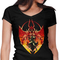 Infernal Heir Women's V-Neck - Adult & Kids T-Shirts, Sweatshirts & Hoodies apparel design preview 1