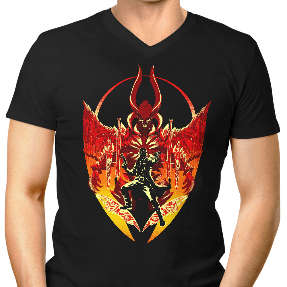 Infernal Heir Men's V-Neck - Adult & Kids T-Shirts, Sweatshirts & Hoodies apparel design preview 1