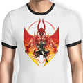 Infernal Heir Ringer - Adult & Kids T-Shirts, Sweatshirts & Hoodies apparel design preview 1