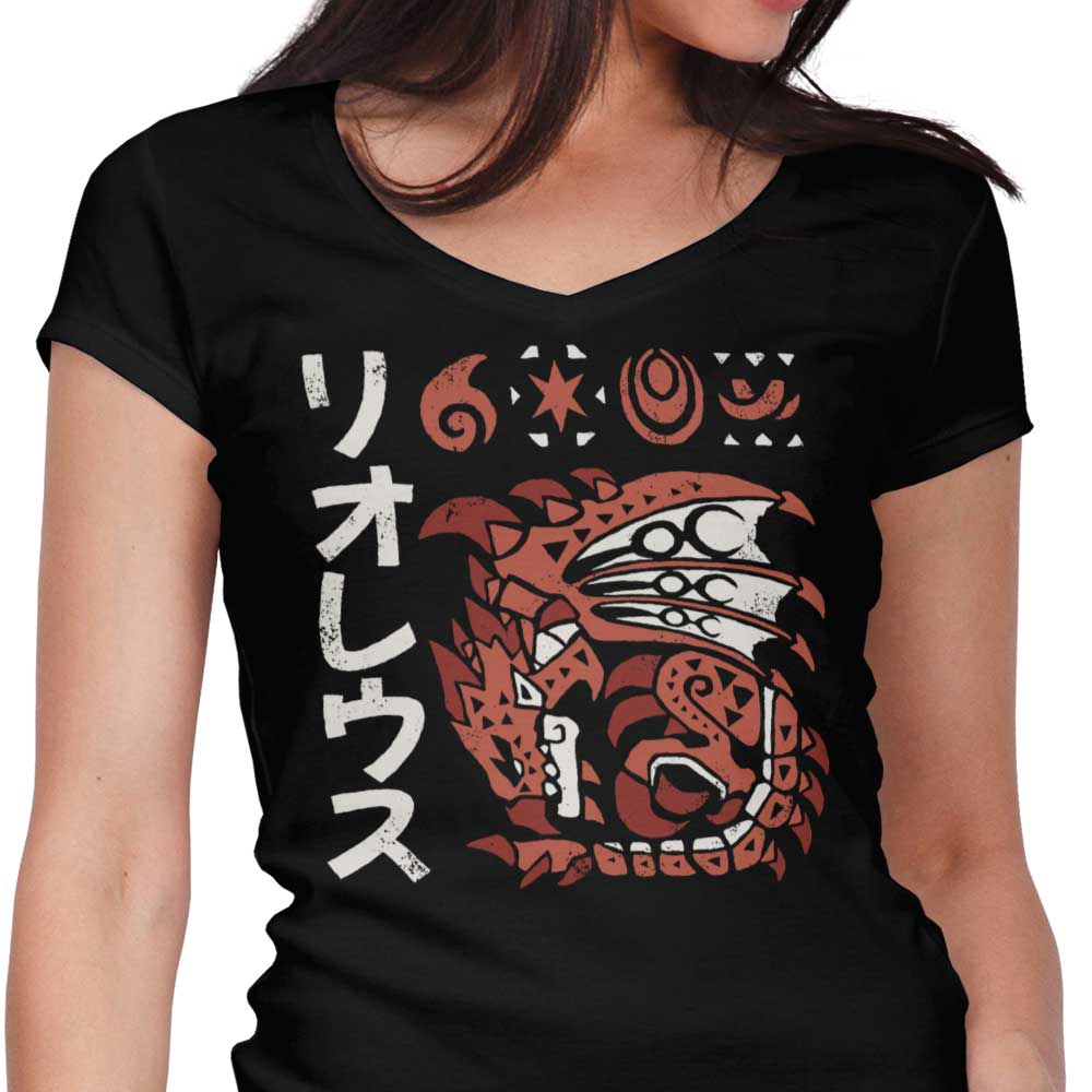 Inferno Incarnate Women's V-Neck - Adult & Kids T-Shirts, Sweatshirts & Hoodies apparel design preview 1