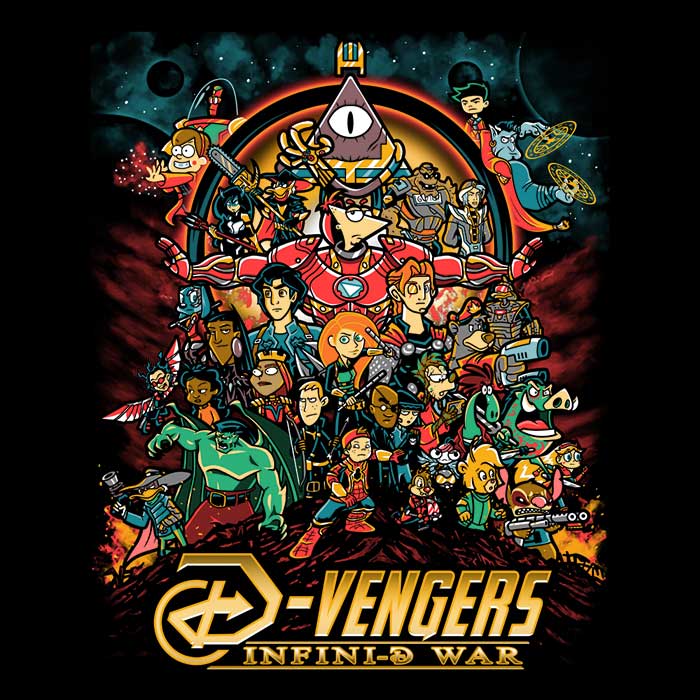 Infini-D War Women's Apparel - Adult & Kids T-Shirts, Sweatshirts & Hoodies apparel design preview 2