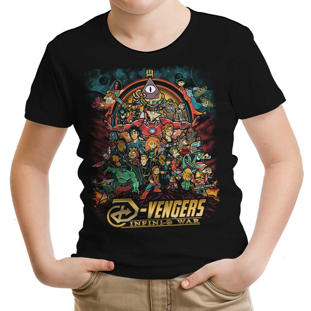 Infini-D War Youth Apparel - Adult & Kids T-Shirts, Sweatshirts & Hoodies apparel design preview 1