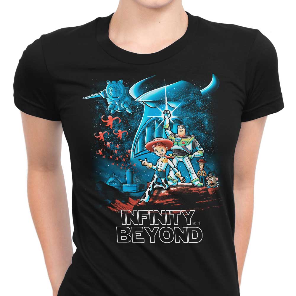 Infinity and Beyond Women's Apparel - Adult & Kids T-Shirts, Sweatshirts & Hoodies apparel design preview 1