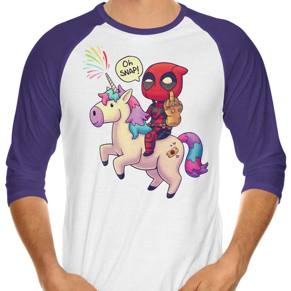 Infinity Chimichanga 3/4 Sleeve Raglan - Adult & Kids T-Shirts, Sweatshirts & Hoodies apparel design preview 1