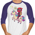 Infinity Chimichanga 3/4 Sleeve Raglan - Adult & Kids T-Shirts, Sweatshirts & Hoodies apparel design preview 1