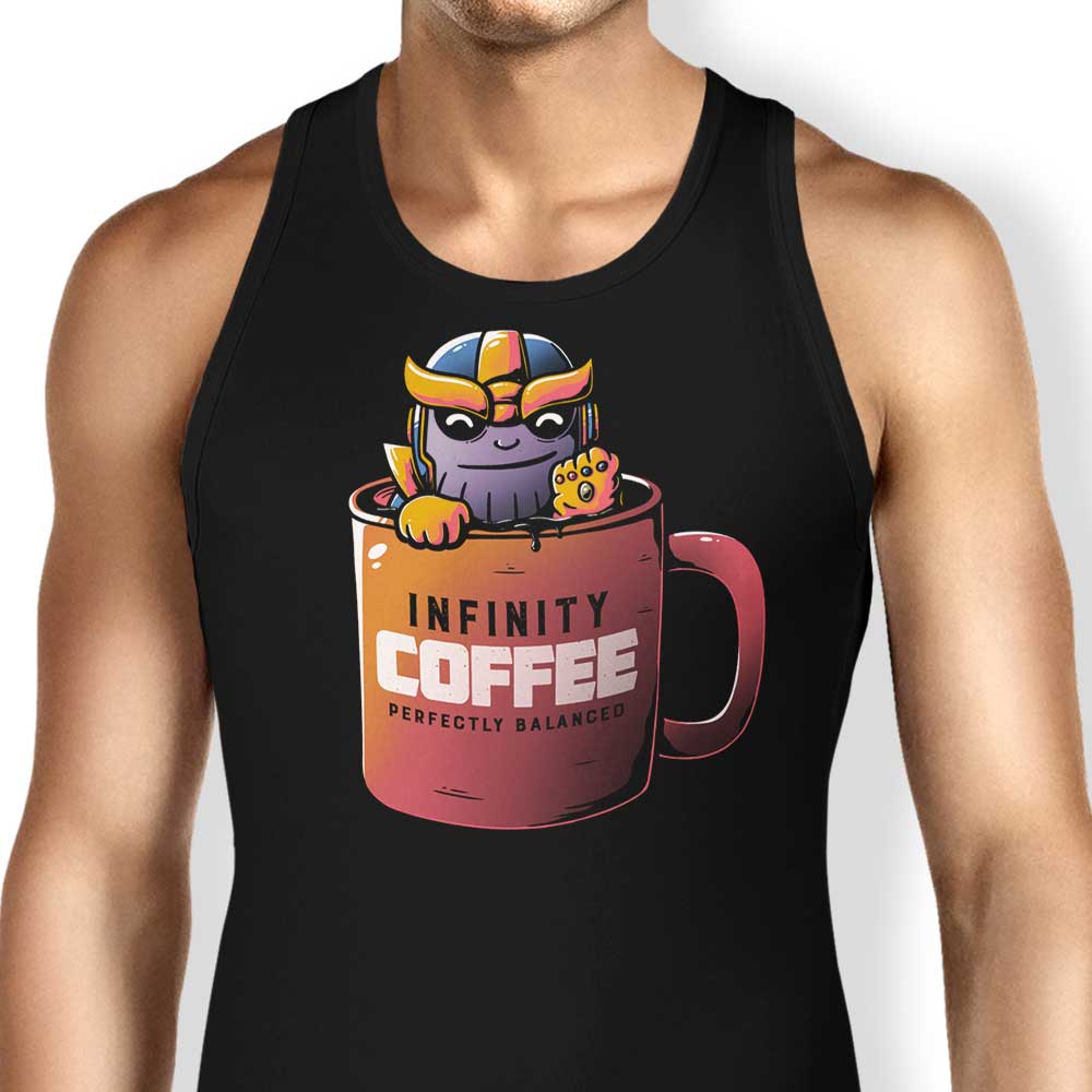 Infinity Coffee Tank Top - Adult & Kids T-Shirts, Sweatshirts & Hoodies apparel design preview 1