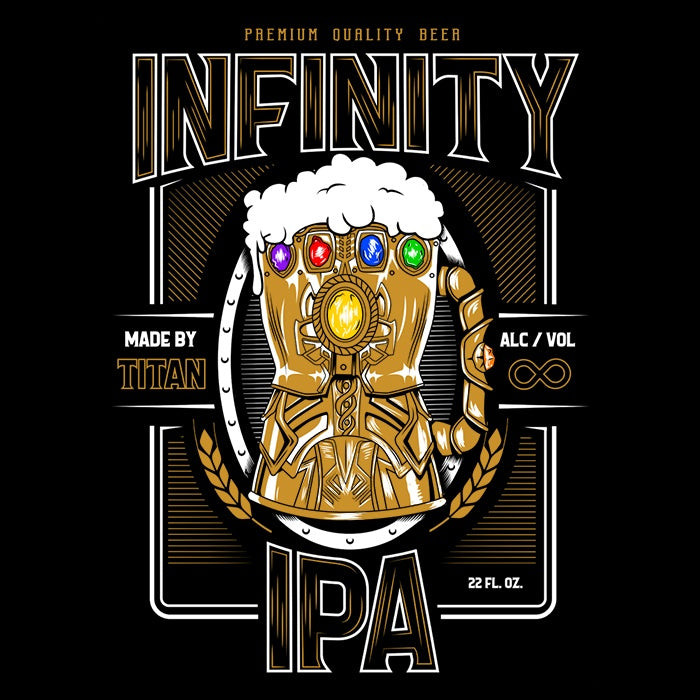 Infinity IPA - Adult & Kids T-Shirts, Sweatshirts & Hoodies apparel design preview 2