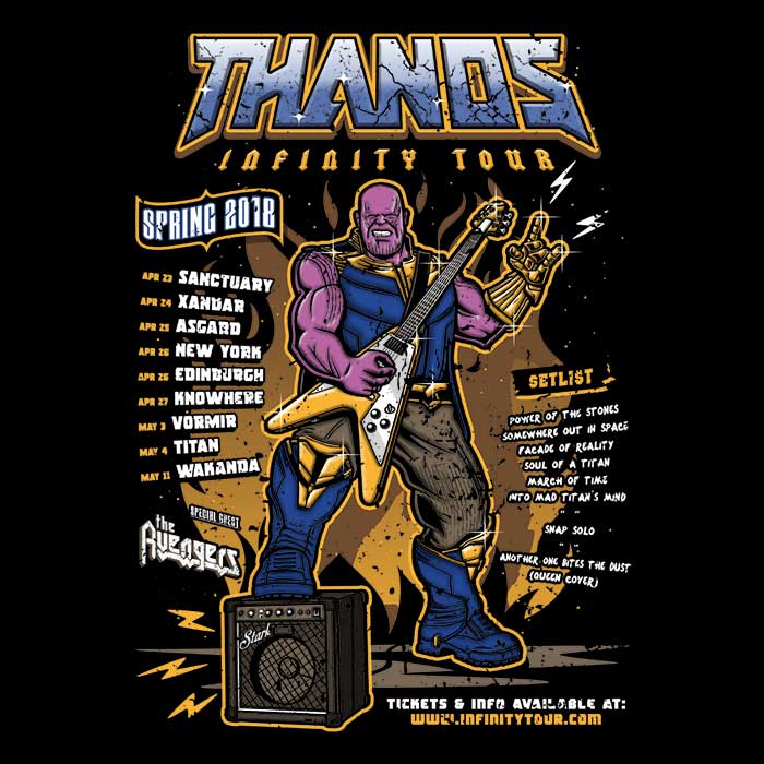Infinity Tour - Adult & Kids T-Shirts, Sweatshirts & Hoodies apparel design preview 2