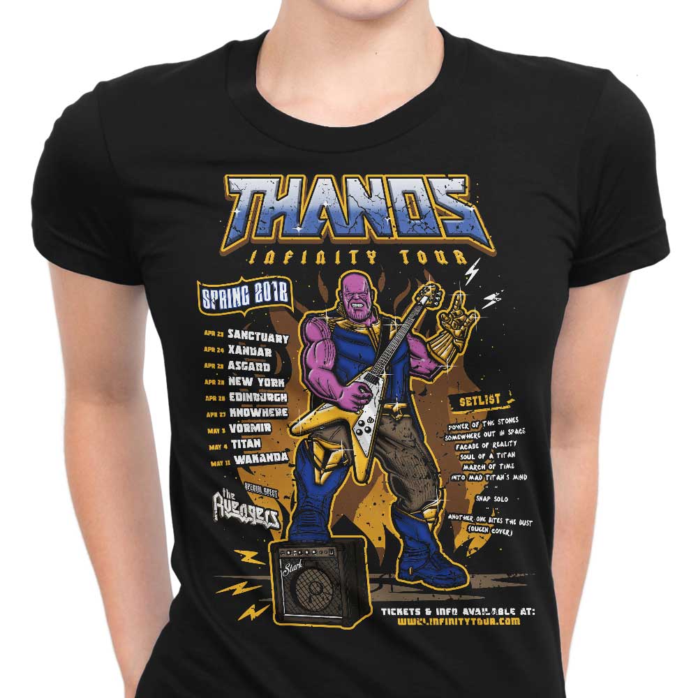 Infinity Tour Women's Apparel - Adult & Kids T-Shirts, Sweatshirts & Hoodies apparel design preview 1
