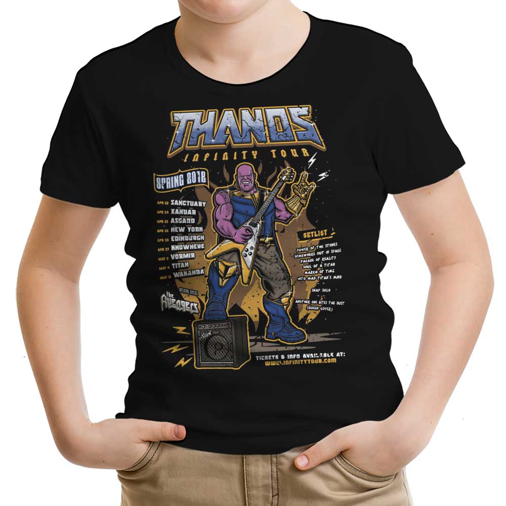 Infinity Tour Youth Apparel - Adult & Kids T-Shirts, Sweatshirts & Hoodies apparel design preview 1
