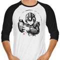 Ink Mega 3/4 Sleeve Raglan - Adult & Kids T-Shirts, Sweatshirts & Hoodies apparel design preview 1