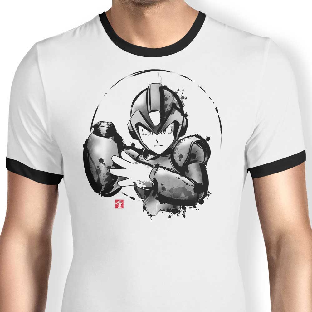 Ink Mega Ringer - Adult & Kids T-Shirts, Sweatshirts & Hoodies apparel design preview 1