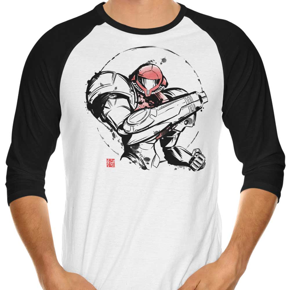 Ink Power Suit 3/4 Sleeve Raglan - Adult & Kids T-Shirts, Sweatshirts & Hoodies apparel design preview 1