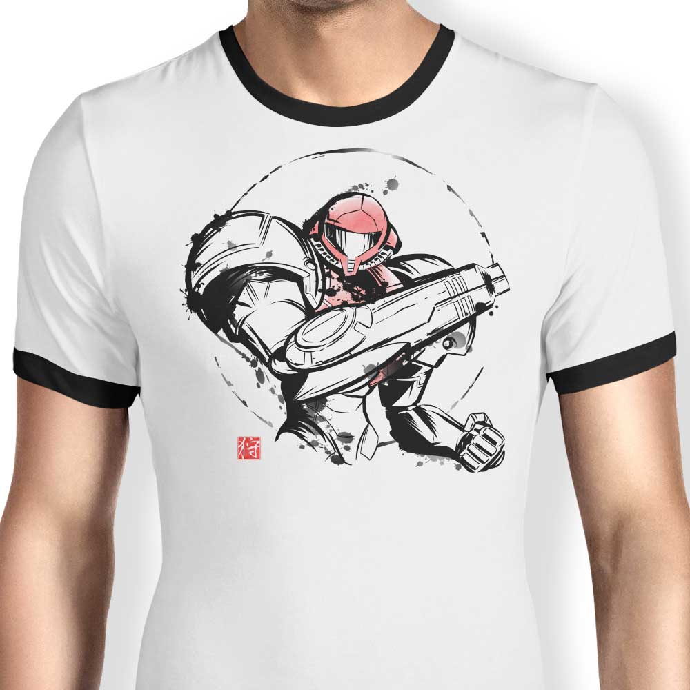 Ink Power Suit Ringer - Adult & Kids T-Shirts, Sweatshirts & Hoodies apparel design preview 1