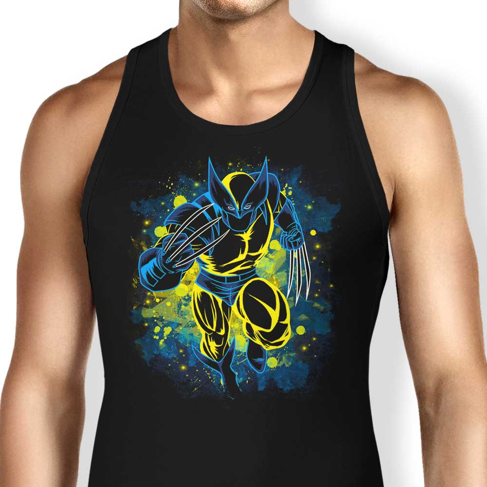 Inked Adamantium Tank Top - Adult & Kids T-Shirts, Sweatshirts & Hoodies apparel design preview 1