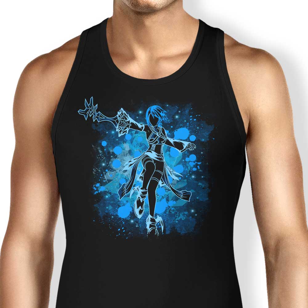 Inked Aqua Tank Top - Adult & Kids T-Shirts, Sweatshirts & Hoodies apparel design preview 1