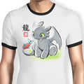 Inked Dragon Ringer - Adult & Kids T-Shirts, Sweatshirts & Hoodies apparel design preview 1
