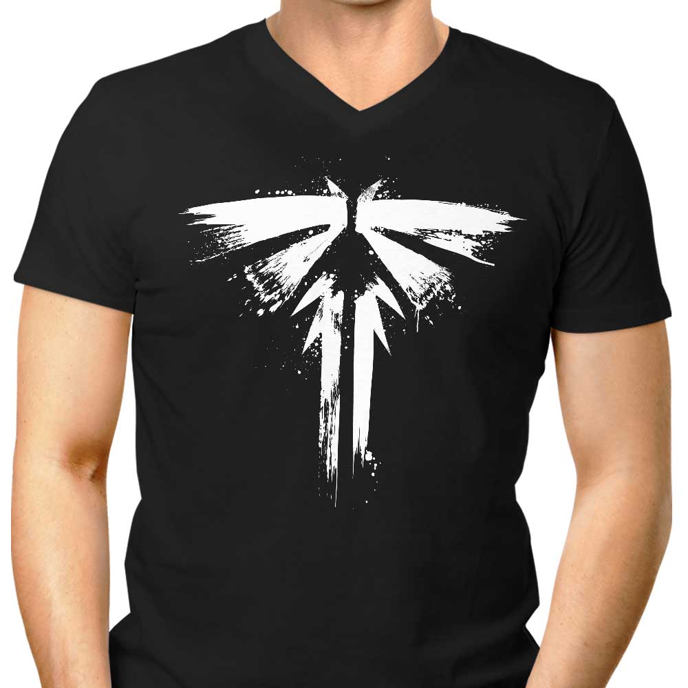 Inked Firefly Men's V-Neck - Adult & Kids T-Shirts, Sweatshirts & Hoodies apparel design preview 1