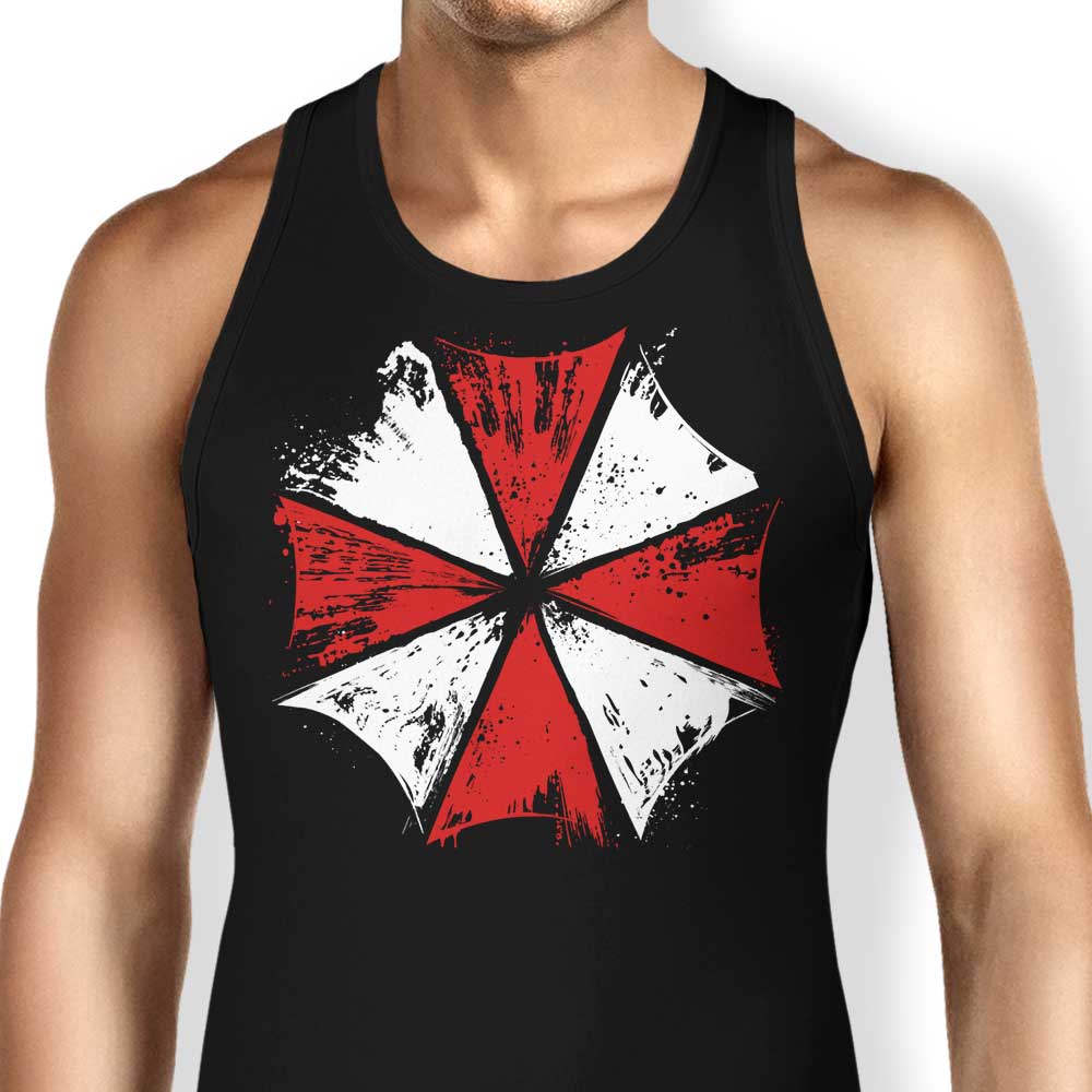 Inked Umbrella Tank Top - Adult & Kids T-Shirts, Sweatshirts & Hoodies apparel design preview 1