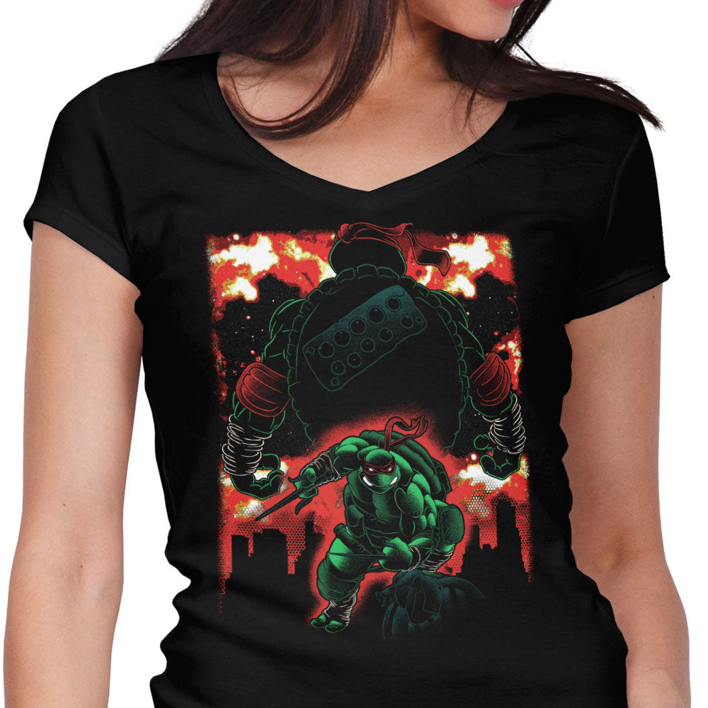 Inner Fury Women's V-Neck - Adult & Kids T-Shirts, Sweatshirts & Hoodies apparel design preview 1