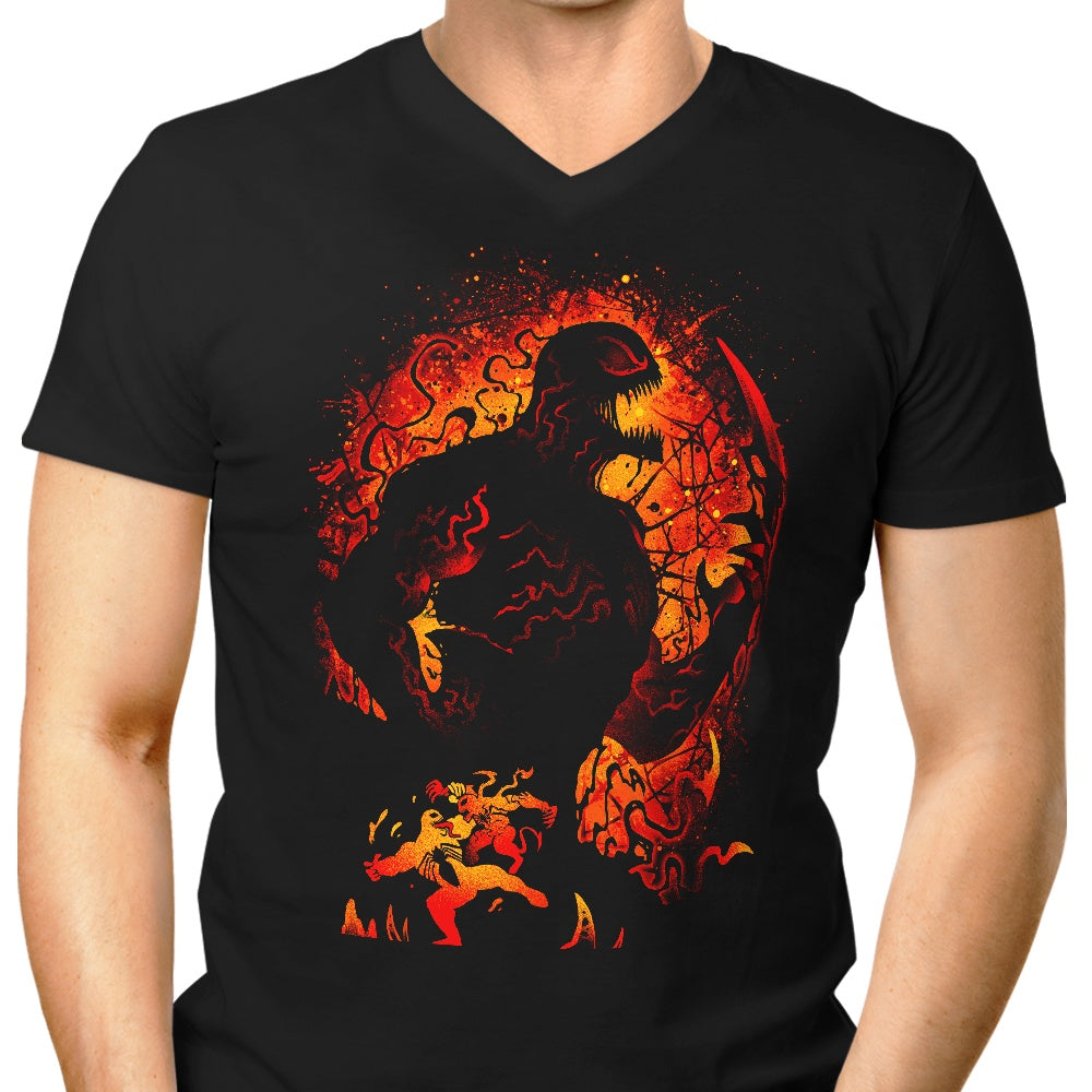 Insanity and Vengeance Men's V-Neck - Adult & Kids T-Shirts, Sweatshirts & Hoodies apparel design preview 1