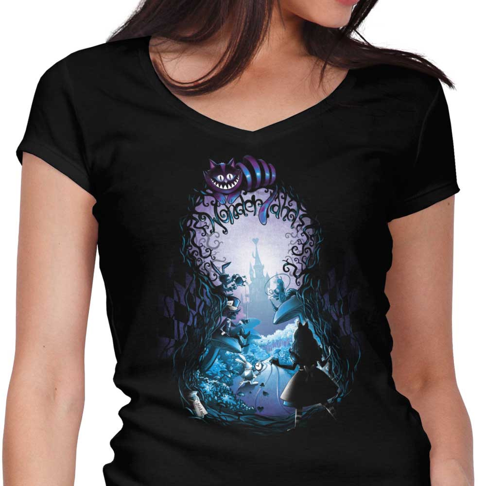 Inside a Dream Women's V-Neck - Adult & Kids T-Shirts, Sweatshirts & Hoodies apparel design preview 1