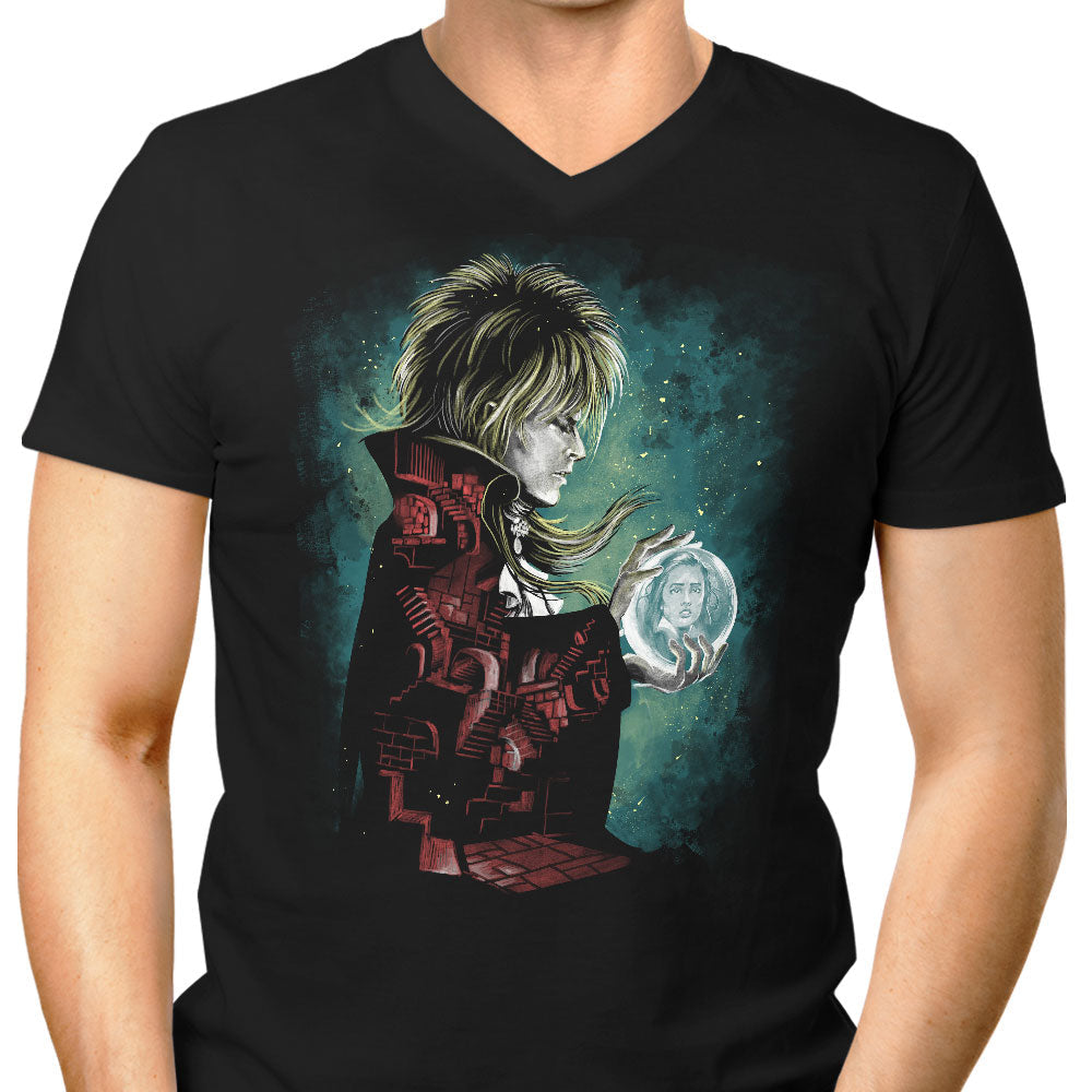 Inside the Labyrinth Men's V-Neck - Adult & Kids T-Shirts, Sweatshirts & Hoodies apparel design preview 1