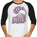 Inside Wonderland 3/4 Sleeve Raglan - Adult & Kids T-Shirts, Sweatshirts & Hoodies apparel design preview 1