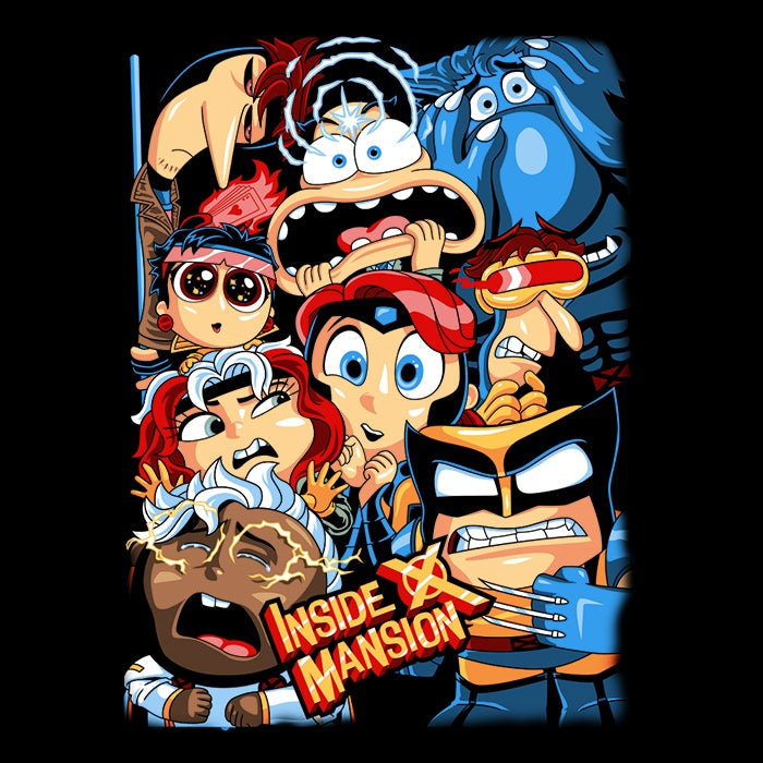 Inside X Mansion Men's Apparel - Adult & Kids T-Shirts, Sweatshirts & Hoodies apparel design preview 2