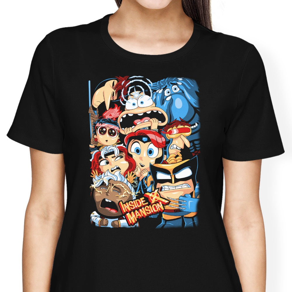 Inside X Mansion Women's Apparel - Adult & Kids T-Shirts, Sweatshirts & Hoodies apparel design preview 1