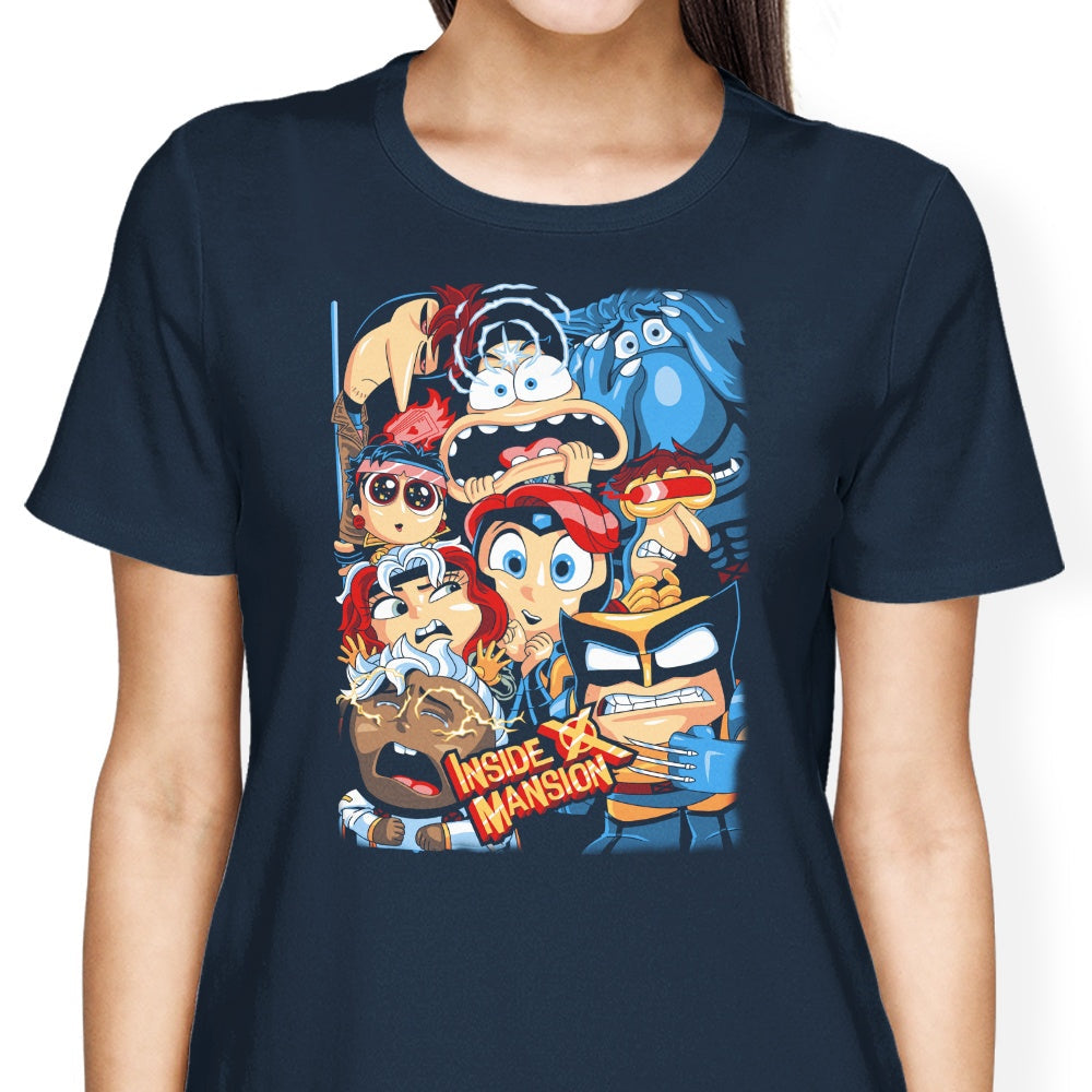 Inside X Mansion Women's Apparel - Adult & Kids T-Shirts, Sweatshirts & Hoodies apparel design preview 2
