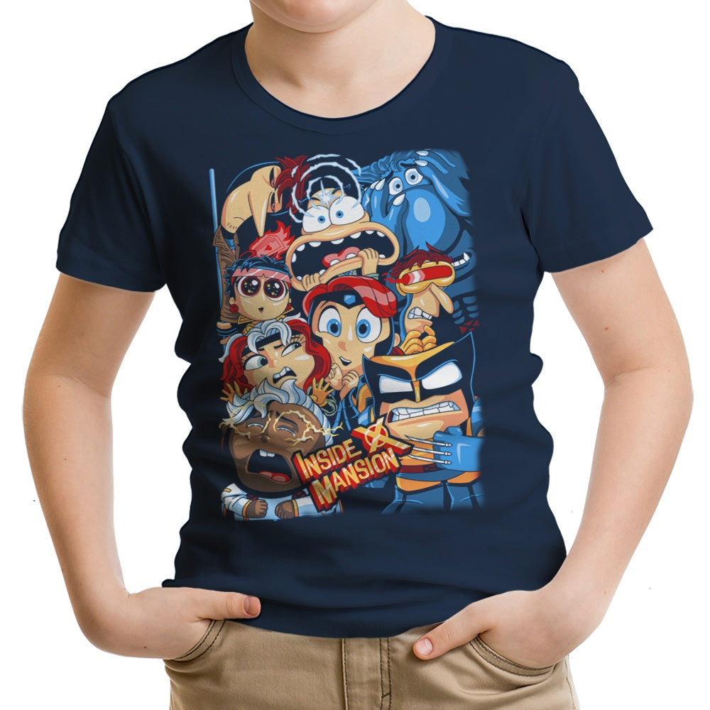 Inside X Mansion Youth Apparel - Adult & Kids T-Shirts, Sweatshirts & Hoodies apparel design preview 2