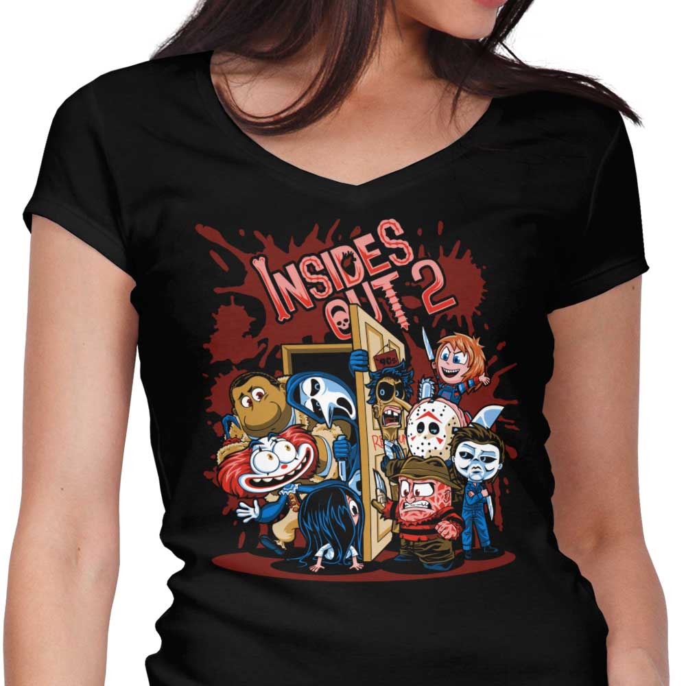 Insides Out 2 Women's V-Neck - Adult & Kids T-Shirts, Sweatshirts & Hoodies apparel design preview 1