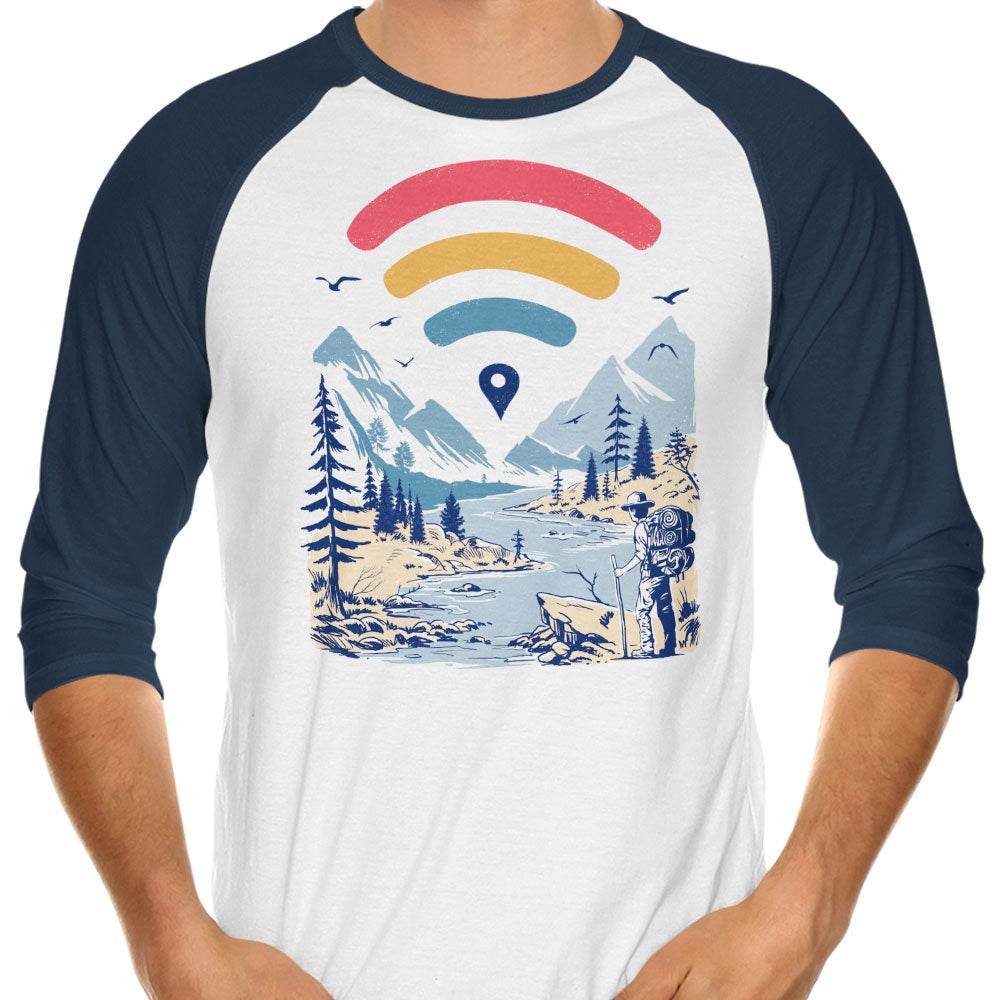 Internet Explorer 3/4 Sleeve Raglan - Adult & Kids T-Shirts, Sweatshirts & Hoodies apparel design preview 1